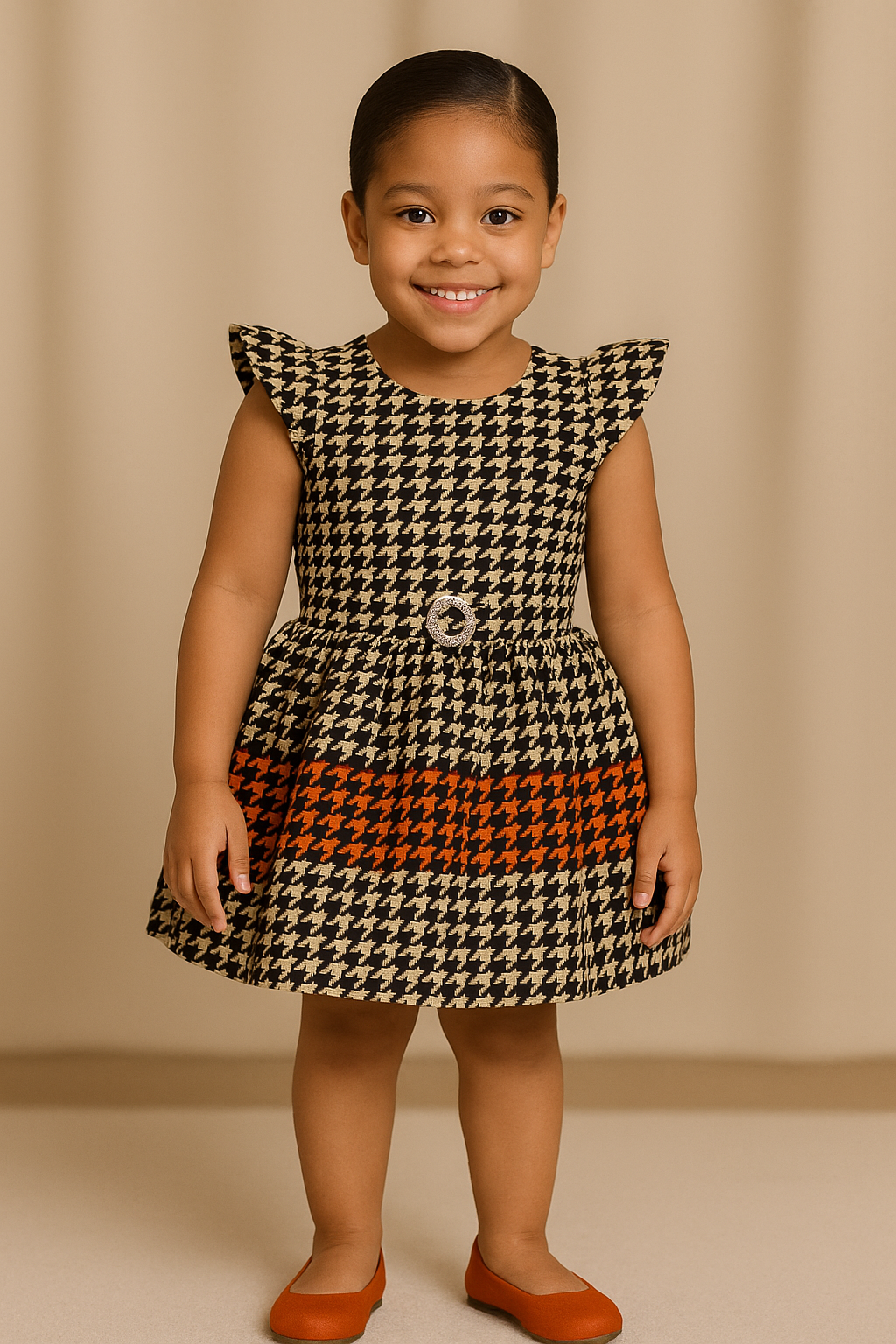 Ariyike Houndstooth Dress