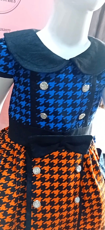 Adelola Houndstooth Dress