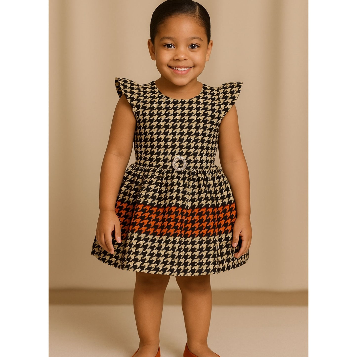 Ariyike Houndstooth Dress