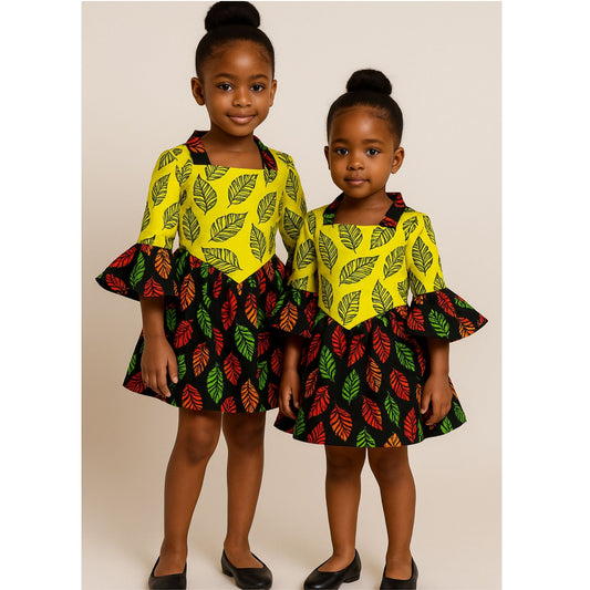 Morayo Leaf Dress