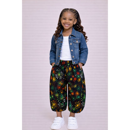 Naza Fireworks Balloon Trousers for Girls