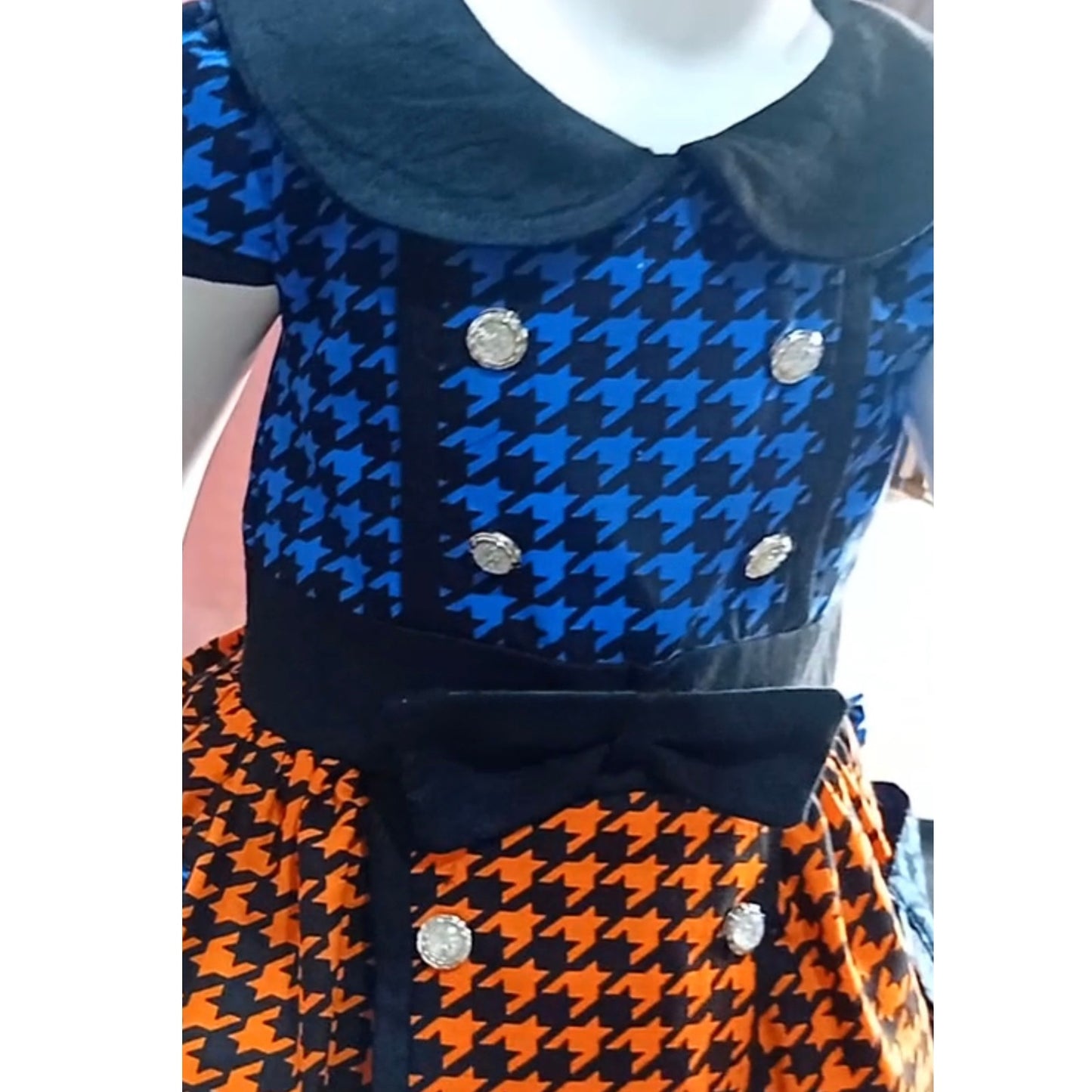 Adelola Houndstooth Dress
