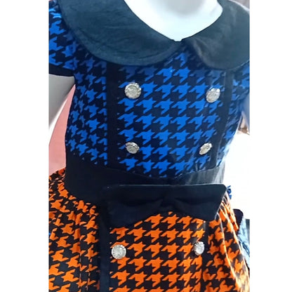 Adelola Houndstooth Dress