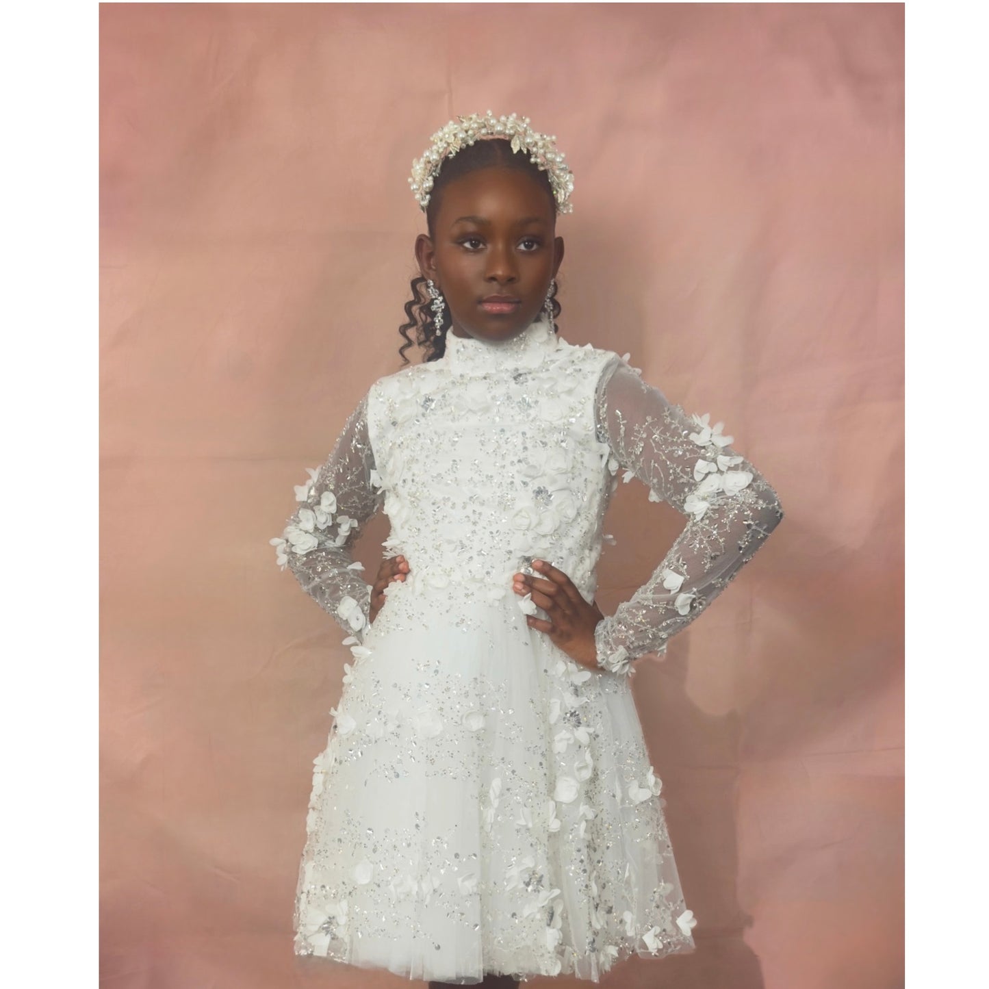 Pearl Ivory Blossom Dress