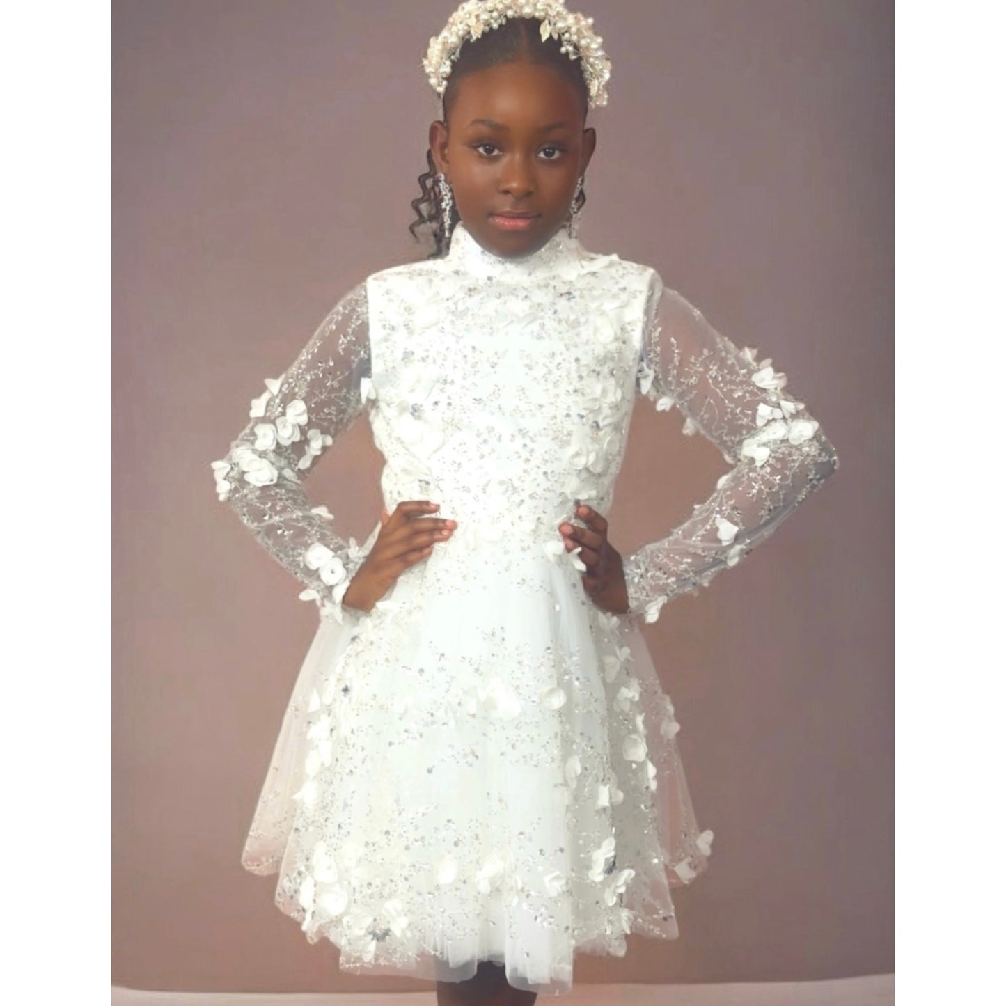 Pearl Ivory Blossom Dress