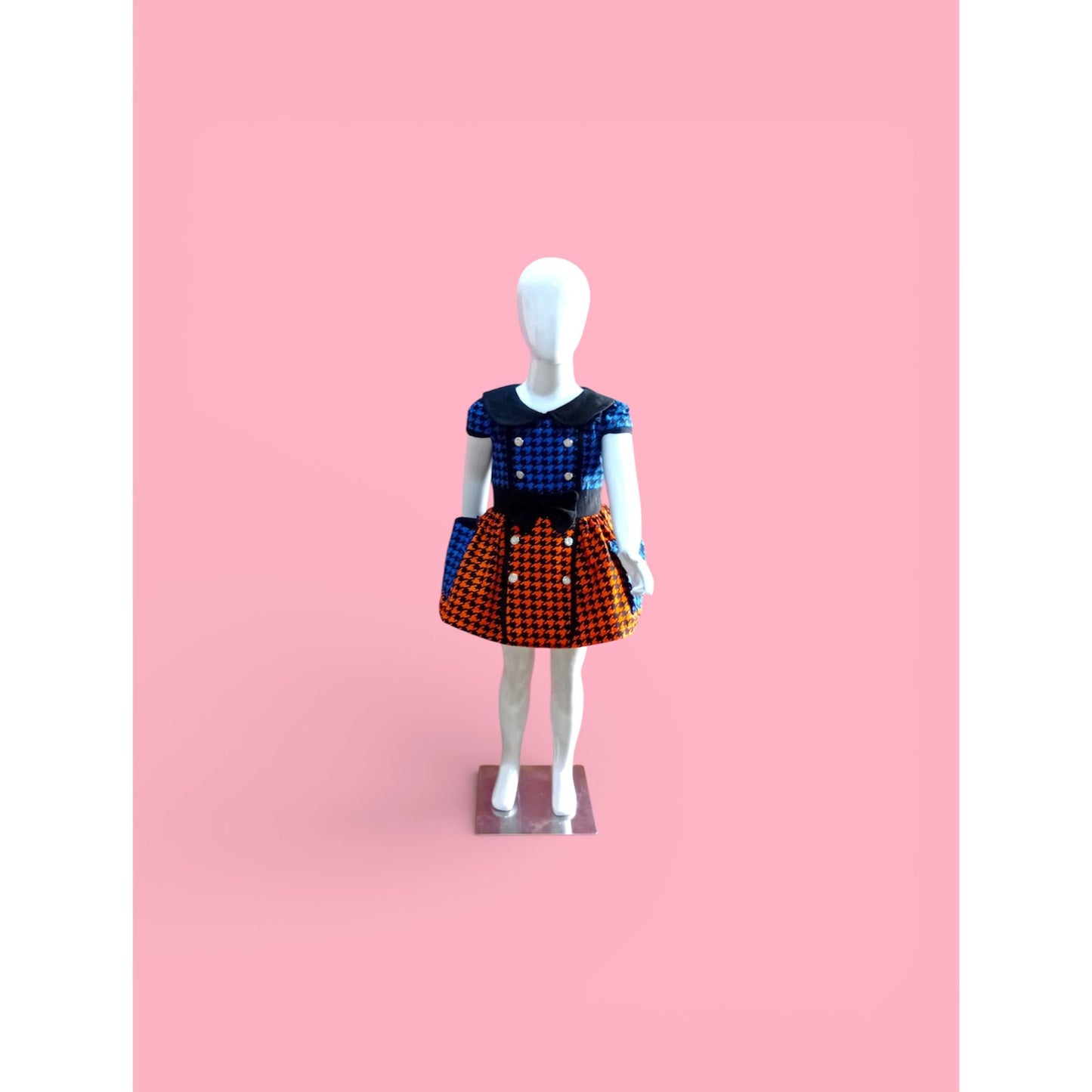 Adelola Houndstooth Dress
