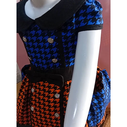 Adelola Houndstooth Dress