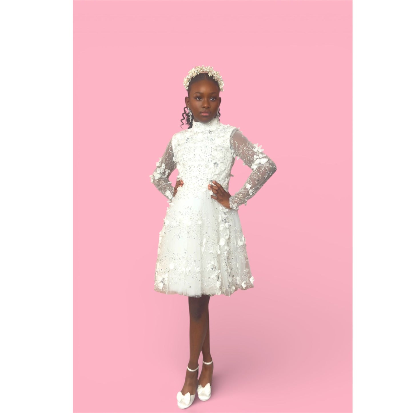 Pearl Ivory Blossom Dress