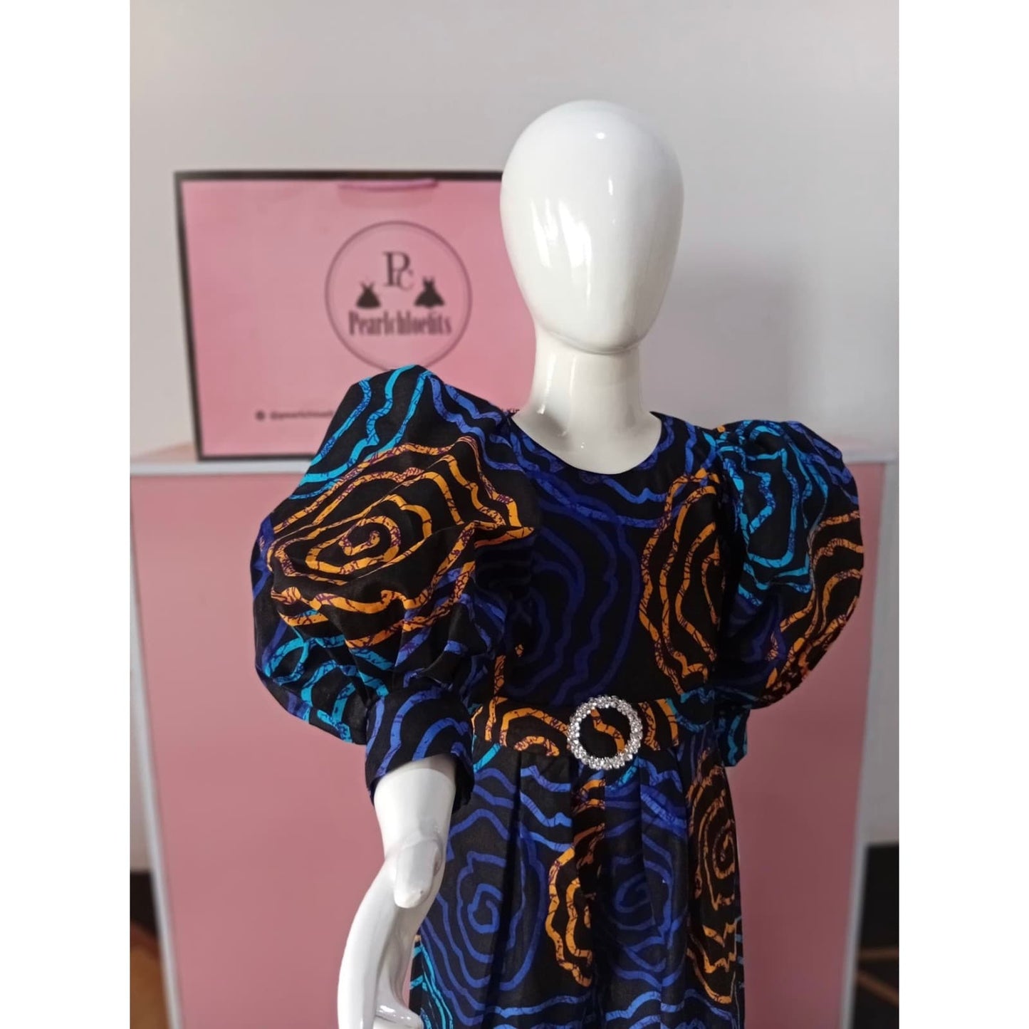 Aurora Puff-Sleeve Jumpsuit