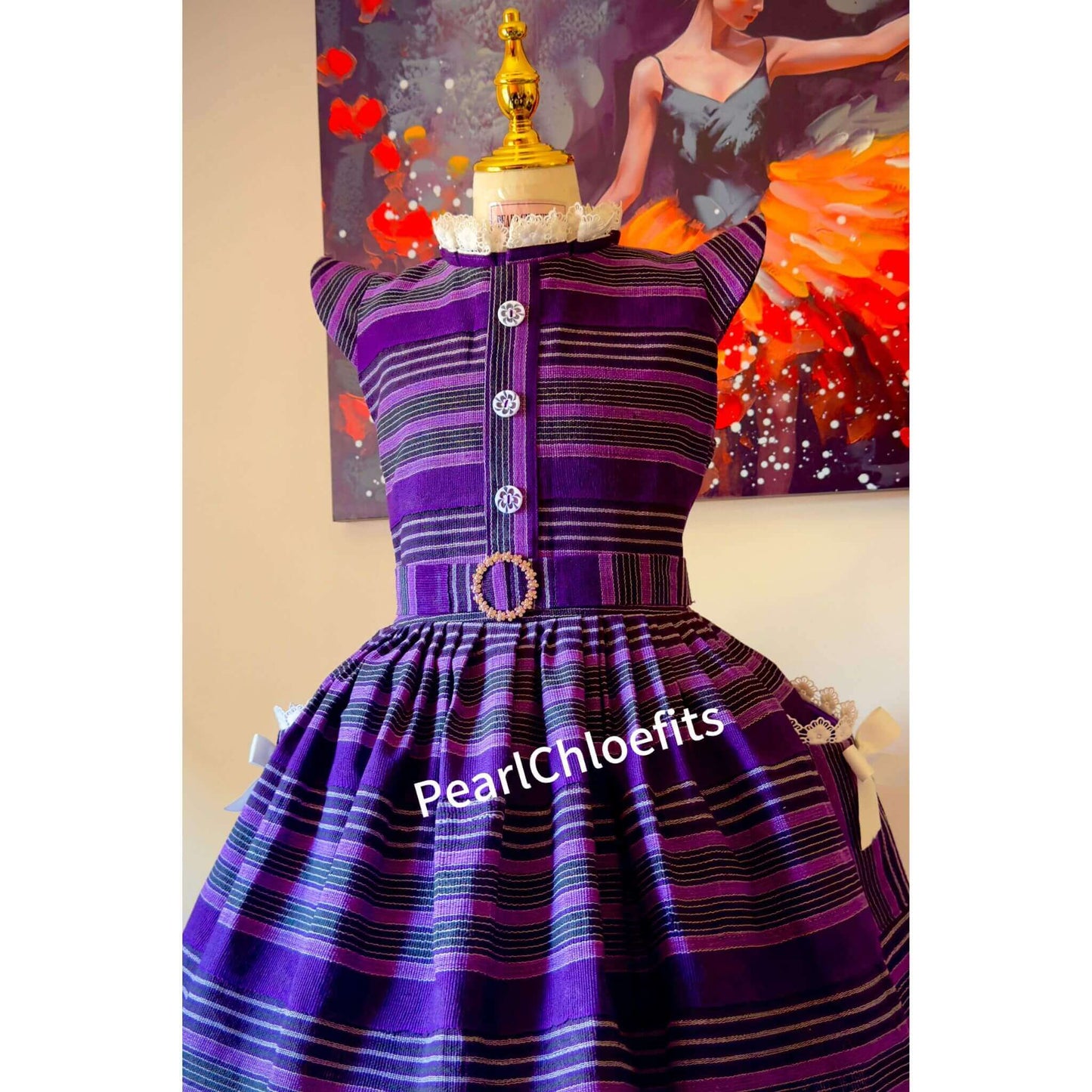 Morire Aso-Oke Dress
