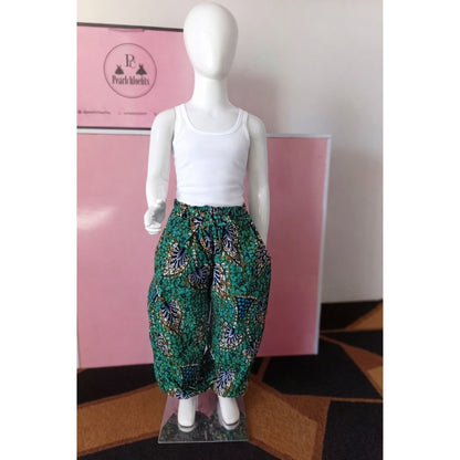 Nia Bloom Balloon Trousers (African Print)