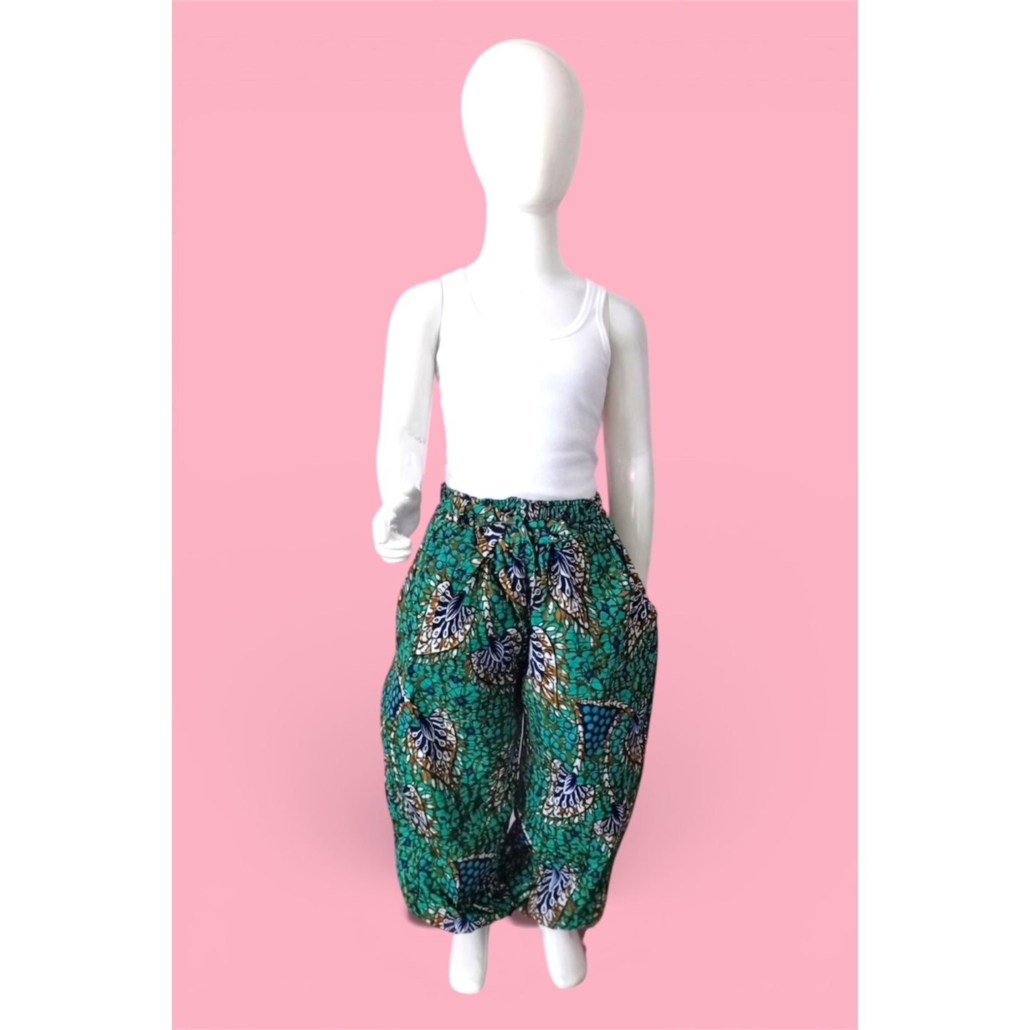Nia Bloom Balloon Trousers (African Print)