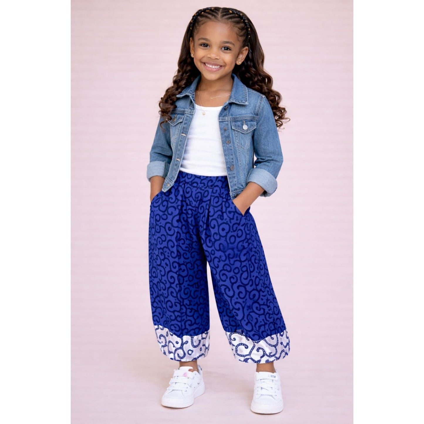 Tola Blue Swirl  Trousers (Girls)