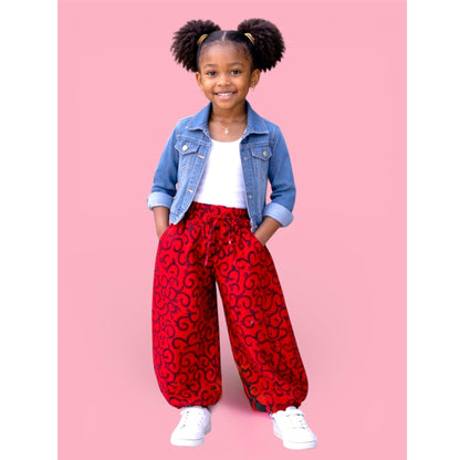 Pepe Swirl Balloon Trousers (Girls)